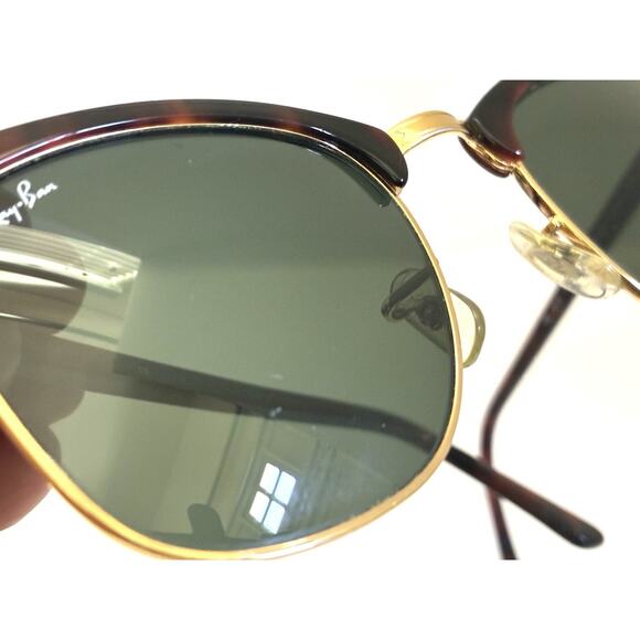 Ray-Ban RB3016 W0366 Havana Gold Clubmaster , Polarized G-15 Lens 51-21 - Picture 4 of 11